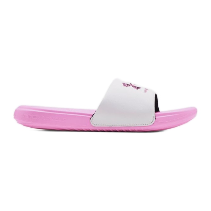 Under Armour Jr. 3024439-600 chaussons blanche
