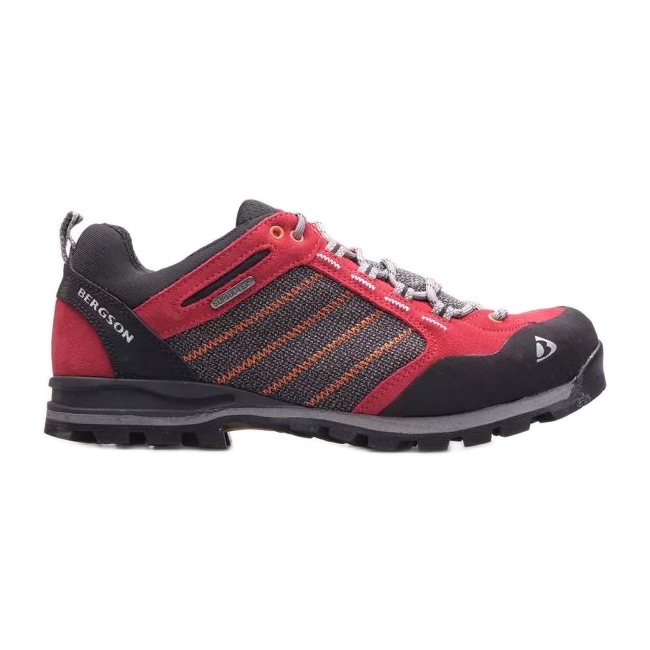 Chaussures Bergson Kadam Low Stx le noir rouge Chaussures Bergson Kadam Low Stx le noir rouge