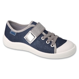 Befado chaussures pour enfants 351Y005 bleu marine argent
