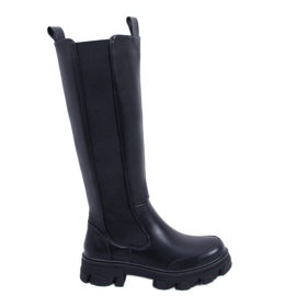 Bottines à tige élastique de Roberts Black le noir