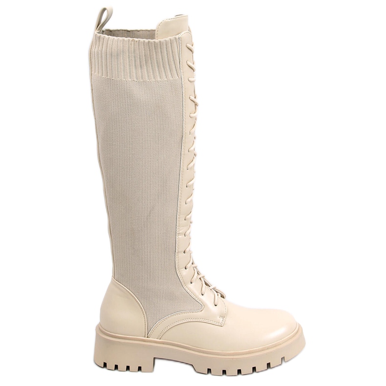 PA1 Chaussons Workers avec dessus élastique Barton Beige