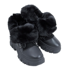 PA1 Bottes de neige femme Jarl Noir le noir