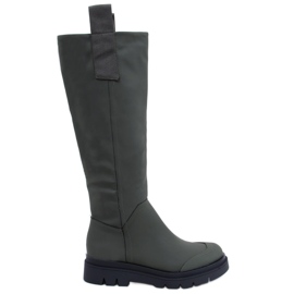 PA1 Bottes cavalières Gibbs Army Green, femmes vert