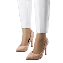 Escarpins matelassés rose Dayton Escarpins matelassés rose Dayton