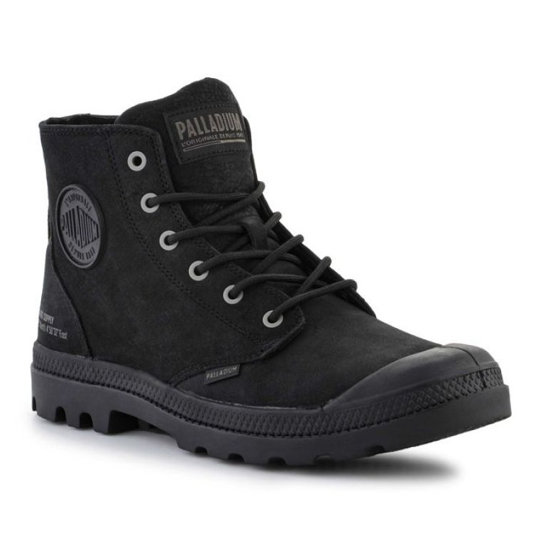 Chaussures Palladium Pampa Hi Supply Lth U 77963-001-M le noir