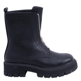 PA1 Bottes militaires Laura noires