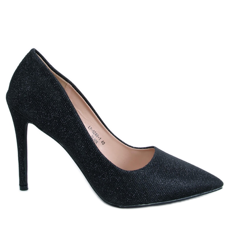 PA1 Escarpins femme Anabelle Black irisés le noir