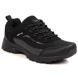 Chaussures de trekking imperméables softshell homme American Club noires