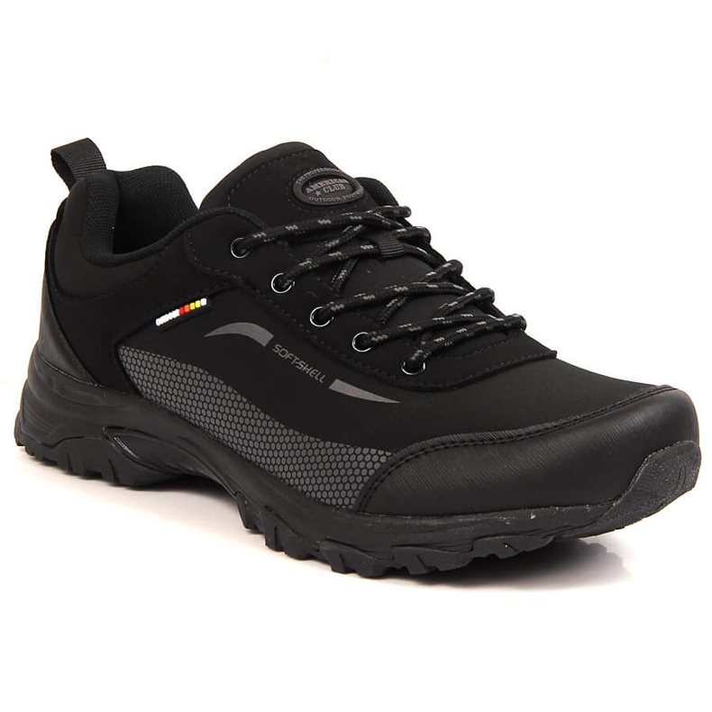 Chaussures de trekking imperméables softshell homme American Club noires le noir Chaussures de trekking imperméables softshell homme American Club noires le noir