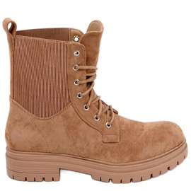 BM Bottines à lacets Vecna ​​​​Kaki brun