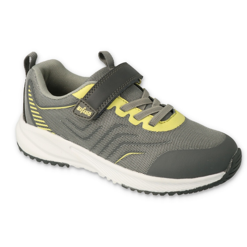 Befado sport enfant Velcro 516X210 gris et jaune Befado sport enfant Velcro 516X210 gris et jaune