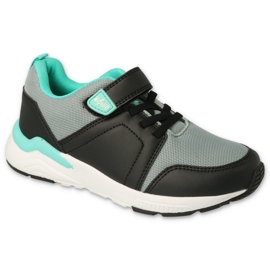 Befado chaussures pour enfants 516Y168 noir gris vert