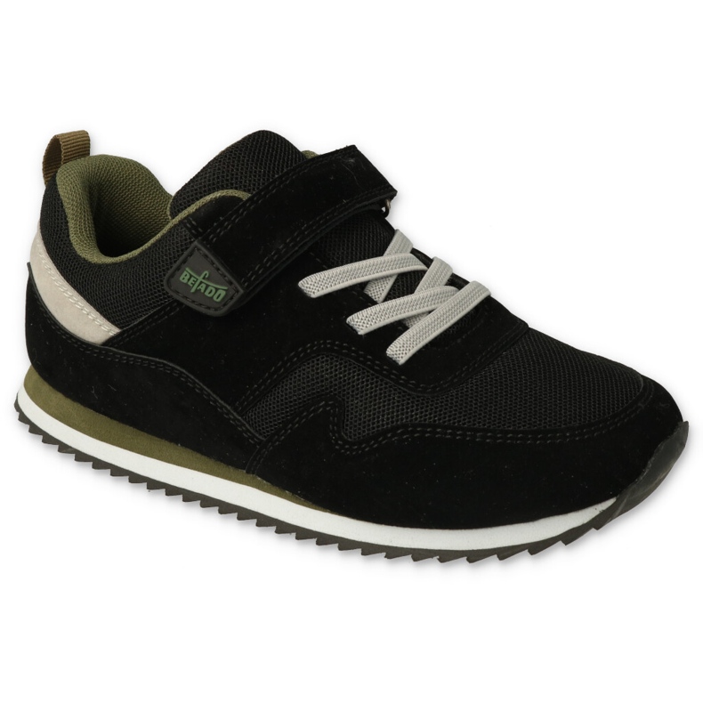 Befado chaussures pour jeunes 516Q221 le noir vert Befado chaussures pour jeunes 516Q221 le noir vert
