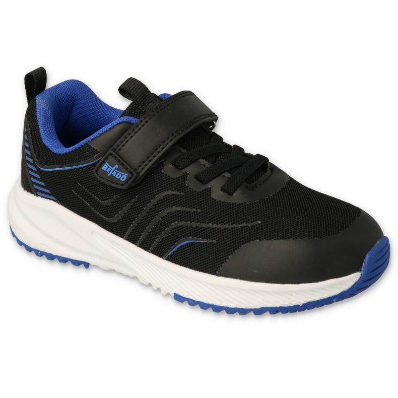 Befado chaussures pour jeunes 516Q212 le noir bleu Befado chaussures pour jeunes 516Q212 le noir bleu