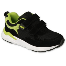 Befado chaussures pour jeunes 516Q245 le noir vert Befado chaussures pour jeunes 516Q245 le noir vert