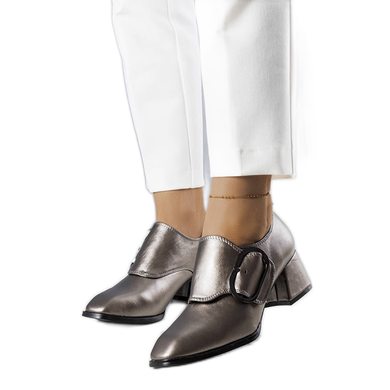 PA1 Escarpins gris Ailani argent