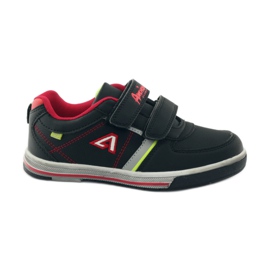 American Club Chaussures de sport ADI avec velcro américain CA51 rouge vert gris noir