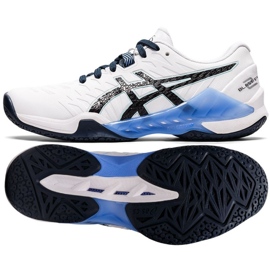 Asics Blast Ff 2 W 1072A046 103 chaussures de handball blanc blanc
