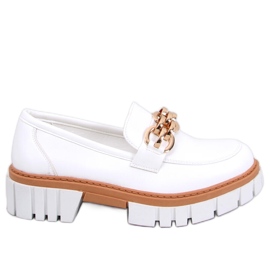 BM Mocassins à plateforme de Catz White blanc
