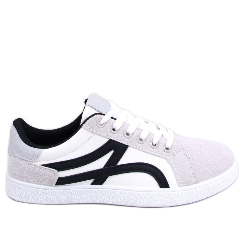 BM Baskets Wilson blanches, femmes gris