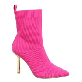 BM Bottes à talons hauts avec tige élastique Cassidy Fuchsia rose