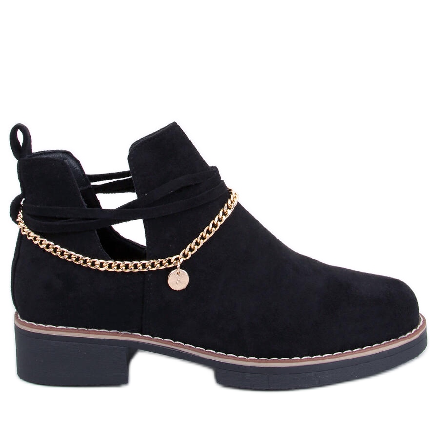 Bottines découpées sales