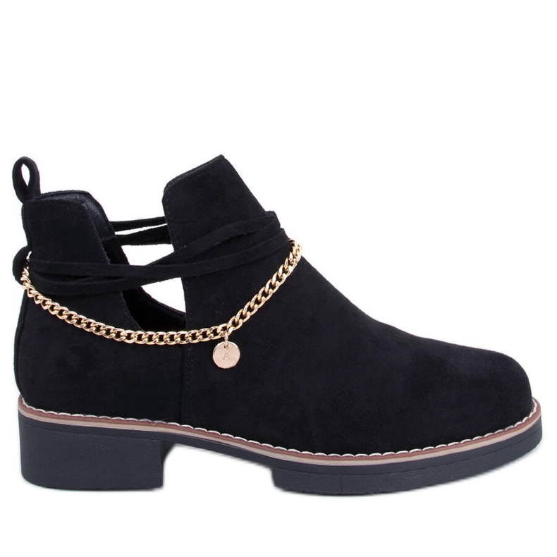 BM Bottines à découpes printanières Sienna Noir le noir