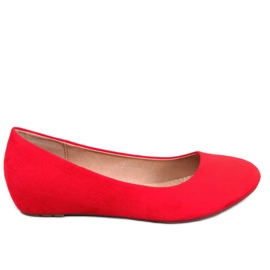 BM Ballerines compensées rouges Lumley