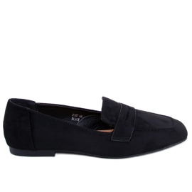 BM Mocassins en daim noir Class le noir