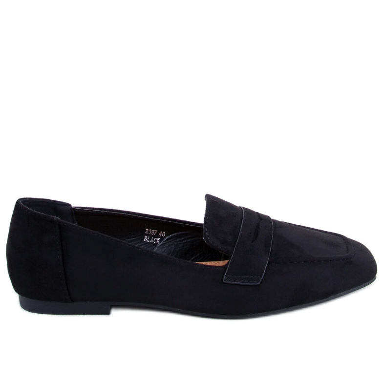 BM Mocassins en daim noir Class le noir