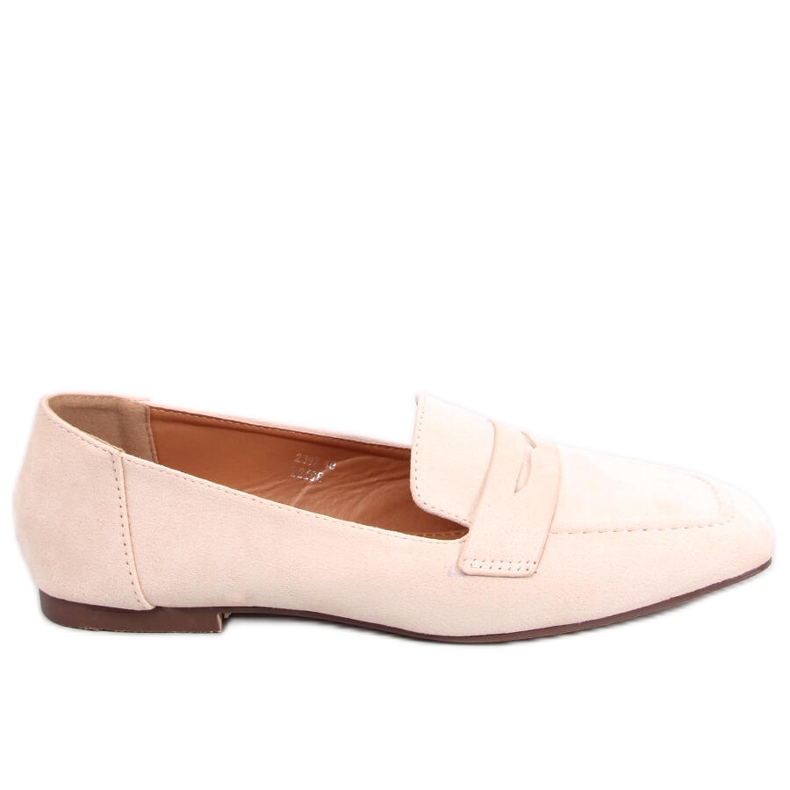 Class Mocassins classiques en daim Beige
