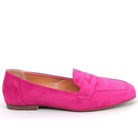 BM Mocassins classiques en daim Class Fuchsia rose