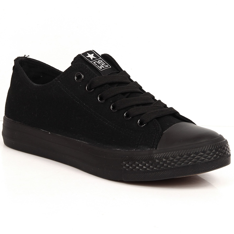 Baskets basses noires NEWS le noir