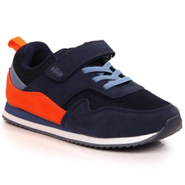 Chaussures de sport pour enfants avec velcro bleu marine Befado grenade