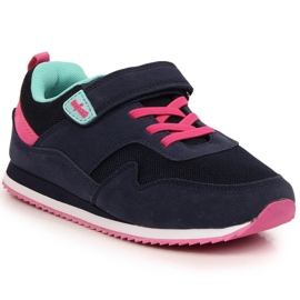 Chaussures de sport pour fille avec velcro bleu marine Befado Chaussures de sport pour fille avec velcro bleu marine Befado