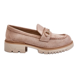 PM1 Mocassins Classiques Femme Mocassins Beige Kolton PM1 Mocassins Classiques Femme Mocassins Beige Kolton