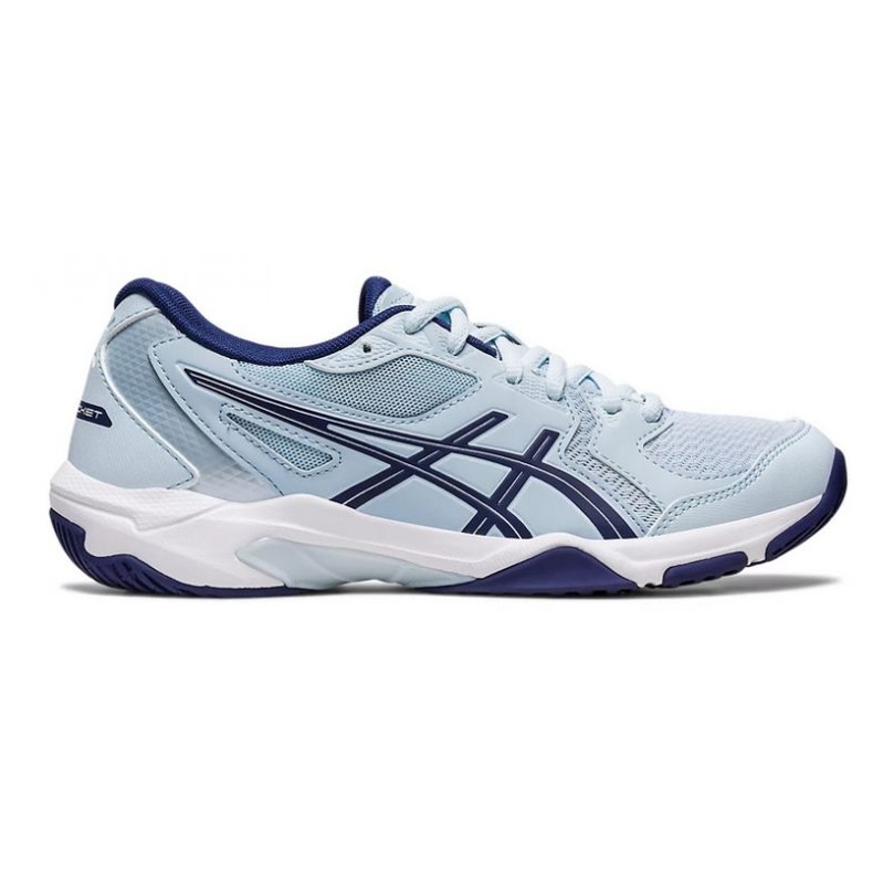 Asics Gel-Rocket 10 W 1072A056 406 chaussures de volley-ball multicolore bleu
