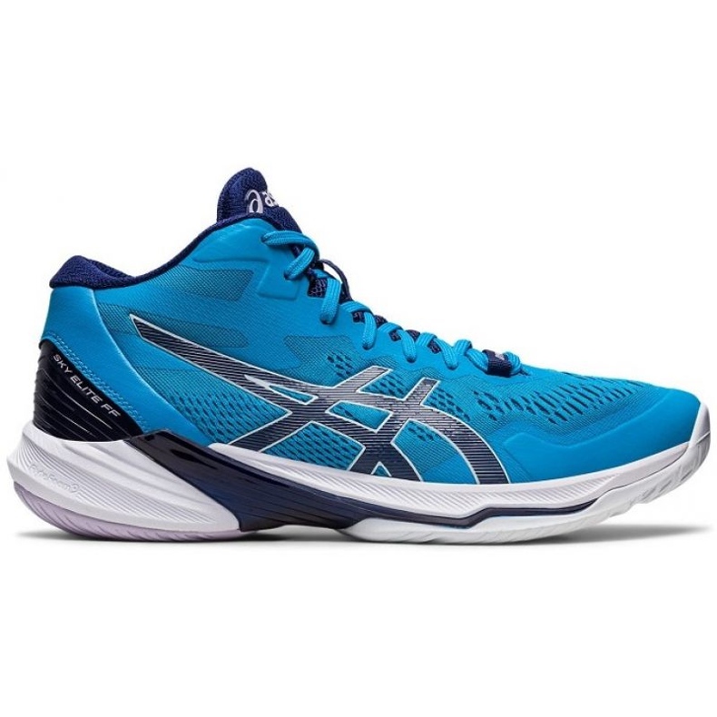 Asics Sky Elite Ff Mt 2 1051A065 403 chaussures de volley-ball bleu bleu Asics Sky Elite Ff Mt 2 1051A065 403 chaussures de volley-ball bleu bleu