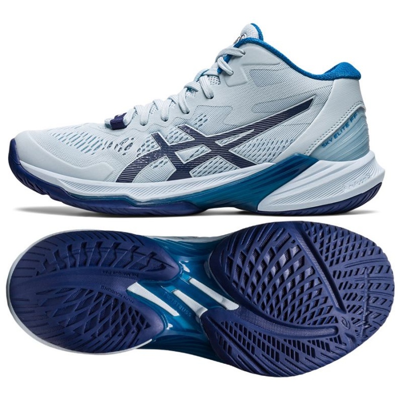 Asics Sky Elite Ff Mt 2 W 1052A054 402 chaussures de volley-ball bleu bleu