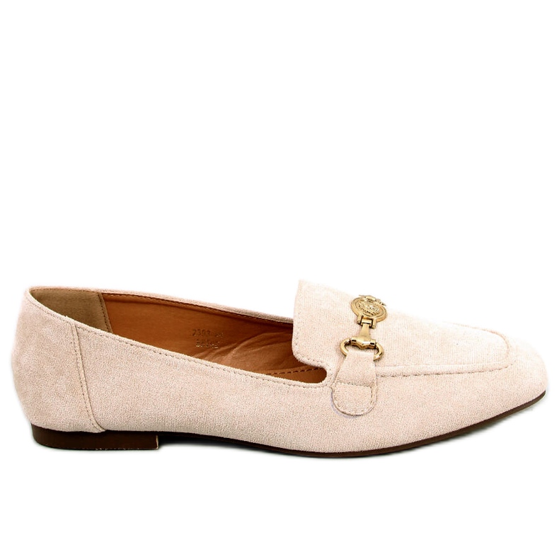 BM Mocassins femme à boucle Rhona Beige