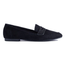 Mocassins en daim noir pour femmes de Shelovet le noir