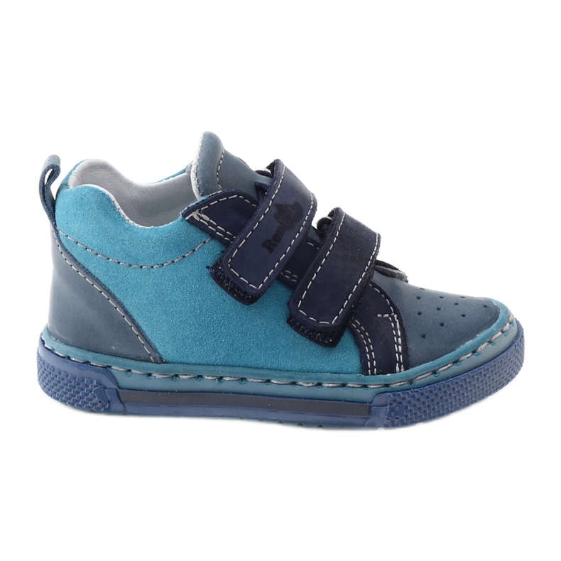 Bottines chaussures pour enfants Ren But 1429 bleu multicolore