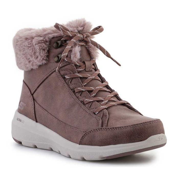 Chaussures Skechers Glacial Ultra Cozyly 144178-MVE beige Chaussures Skechers Glacial Ultra Cozyly 144178-MVE beige