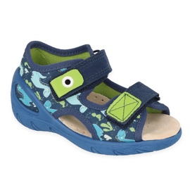 Befado chaussures pour enfants pu 065X163 bleu marine