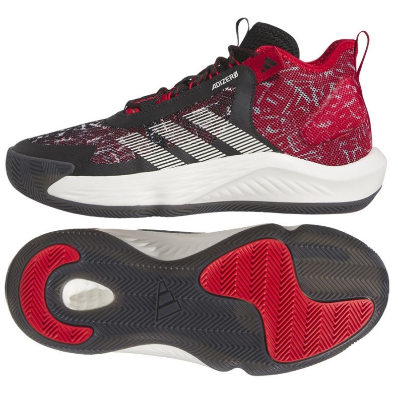 Chaussures de basket Adidas Adizero Select IF2164 rouge