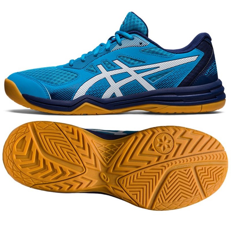 Asics Upcourt 5 M 1071A086 402 chaussures de volley-ball bleu bleu