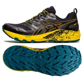 Chaussures de course Asics Gel-Trabuco Terra 1011B029 010 le noir le noir