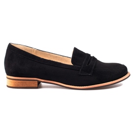 Mocassins femme noirs élégants