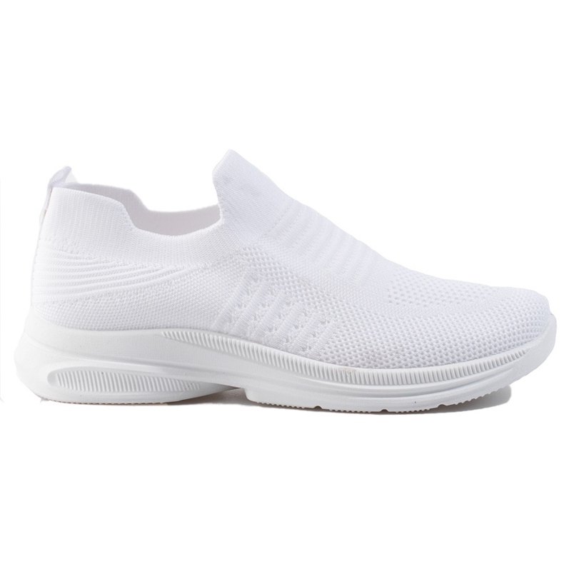 Chaussures de sport femme Shelovet textile blanc blanche
