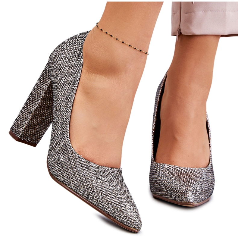 PA1 Escarpins Brillants Sur Un Talon Silver Elmira argent PA1 Escarpins Brillants Sur Un Talon Silver Elmira argent